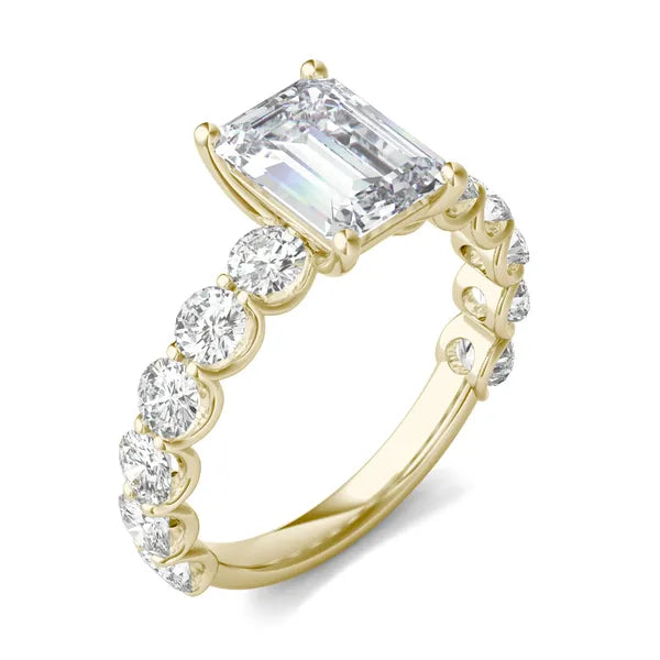 Emerald Wren Engagement Ring