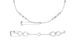 Load image into Gallery viewer, 1.50 CT Moissanite Infinity Chain Bracelet - Moissanite - ( D-VS1 ) - Color and Clarity -
