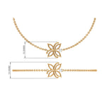 Load image into Gallery viewer, Moissanite Flower Chain Bracelet - Moissanite - ( D-VS1 ) - Color and Clarity - 92.5 Sterling Silver
