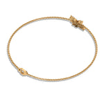 Load image into Gallery viewer, Moissanite Flower Chain Bracelet - Moissanite - ( D-VS1 ) - Color and Clarity - 92.5 Sterling Silver
