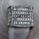 Load image into Gallery viewer, Diamond Ring For Men 925 Silver Baguette Ring