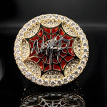 Load image into Gallery viewer, Custom Spider Web Ring – Iced Out Hip Hop Jewelry