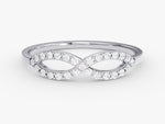 Load image into Gallery viewer, Infinity Moissanite Wedding Band
