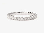 Load image into Gallery viewer, Bezel Set Moissanite Eternity Wedding Band (0.25 Ct Tw)
