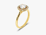 Load image into Gallery viewer, Round Diamond Yellow Gold Ring
