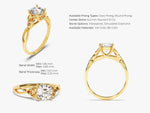 Load image into Gallery viewer, art deco inspired engagement ring