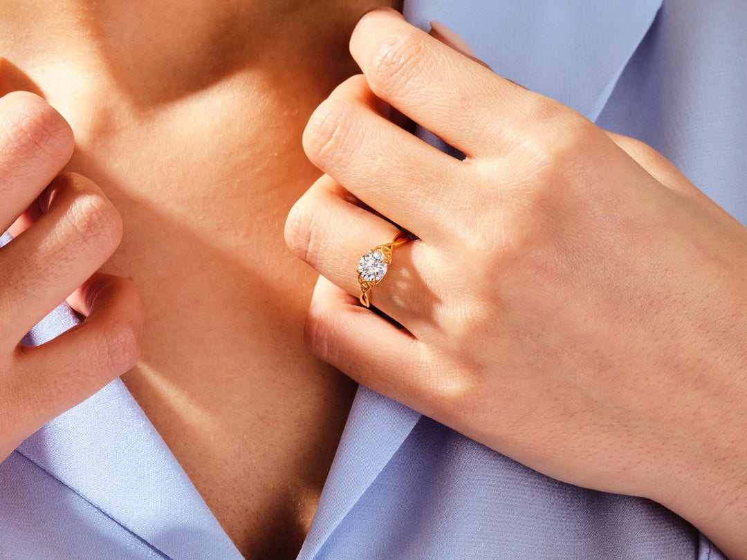 art deco ring wedding