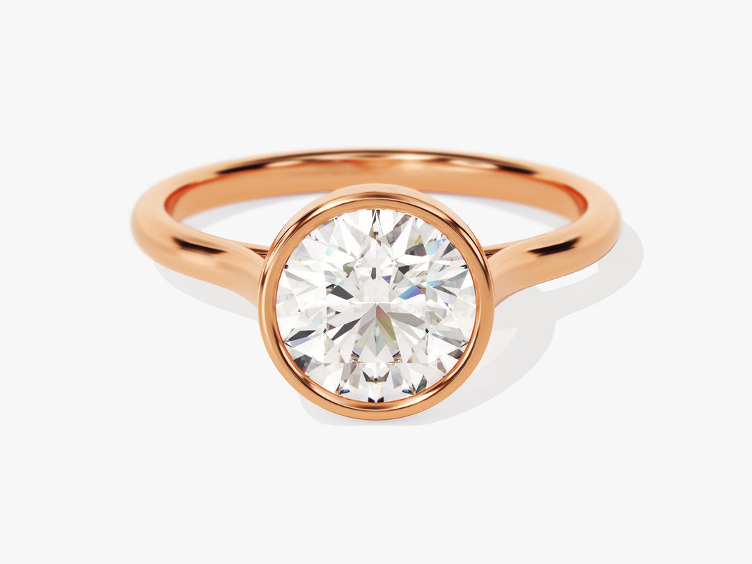 bezel diamond ring setting