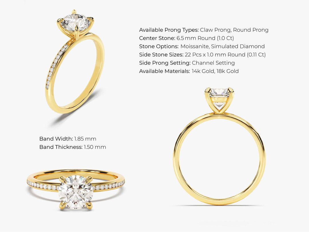 channel set ring diamond