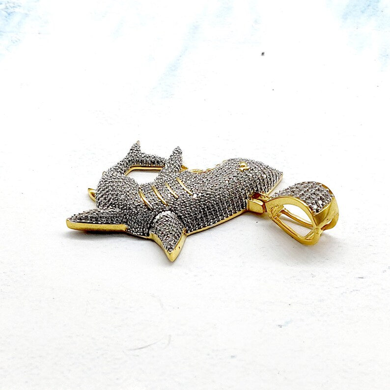 Shark Hip Hop Pendant, Men's Hip Hop Jewelry