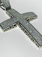 Load image into Gallery viewer, Iced Out Cross Pendant, Iced Out Chain With Pendant
