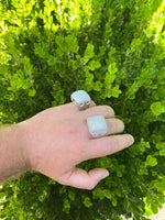 Load image into Gallery viewer, Solid 925 Silver Square Cluster Moissanite Diamond Hip Hop Ring
