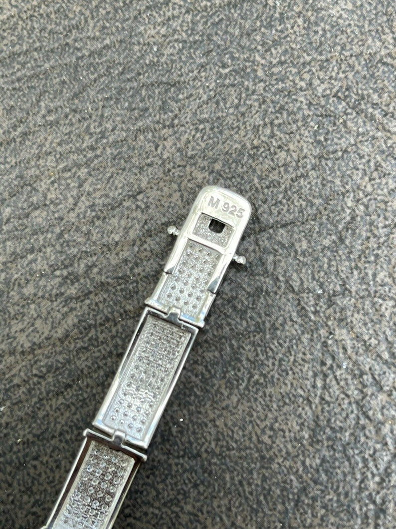 Mens Moissanite Bracelet