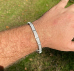 Load image into Gallery viewer, Mens Moissanite Bracelet
