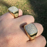 Load image into Gallery viewer, Men&#39;s Real Solid 925 Sterling Silver Moissanite Diamond
