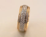 Load image into Gallery viewer, Iced Out Spinner Ring, Moissanite Fidget Ring
