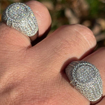 Diamond Iced Out Ring 925 sterling silver