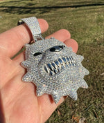 Load image into Gallery viewer, Iced Out Dog Tag Pendant, Iced Out Custom Pendant Moissanite Diamond
