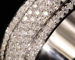 Load image into Gallery viewer, Iced Out Spinner Ring, Moissanite Fidget Ring

