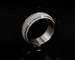 Load image into Gallery viewer, Iced Out Spinner Ring, Moissanite Fidget Ring
