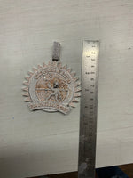 Load image into Gallery viewer, Custom Iced Out Pendant 30.00 ct Round Cut Diamond Hip Hop Pendant
