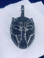 Load image into Gallery viewer, Sterling Silver 925 Hip Hop Iced Out Black Panther Pendant
