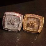 Load image into Gallery viewer, Iced Out Personalized Name Rings for Men
