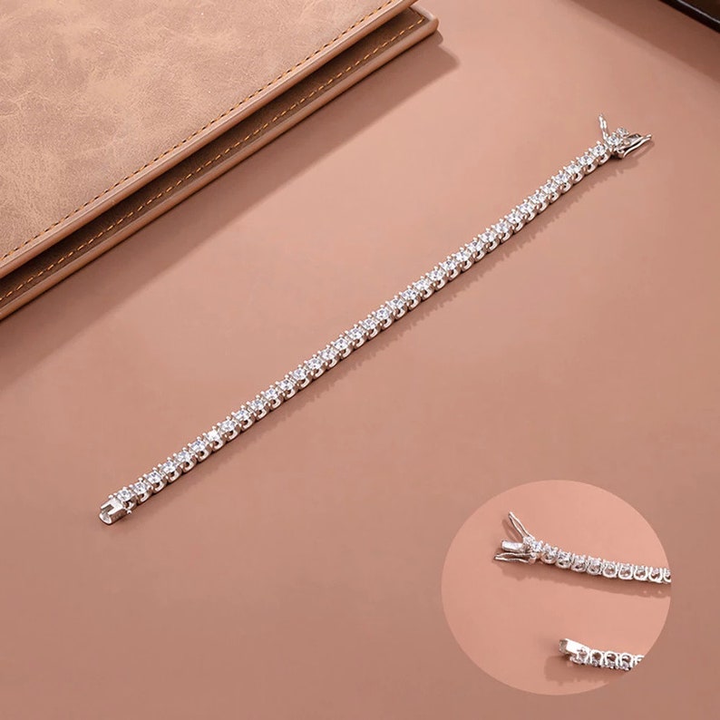 Moissanite Tennis Bracelet 3MM