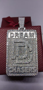 Load image into Gallery viewer, Dream Chasers Pendant, Moissanite Diamond Hip Hop Pendant
