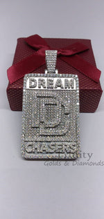 Load image into Gallery viewer, Dream Chasers Pendant, Moissanite Diamond Hip Hop Pendant
