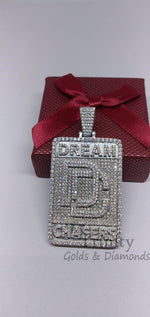 Load image into Gallery viewer, Dream Chasers Pendant, Moissanite Diamond Hip Hop Pendant
