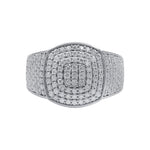 Load image into Gallery viewer, Big Moissanite Iced Out Hip Hop Ring for Men, Micro Paved Iced Out Ring
