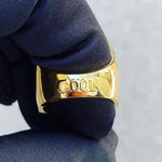Load image into Gallery viewer, Iced Out Ring Customize JT Yellow Gold Plated

