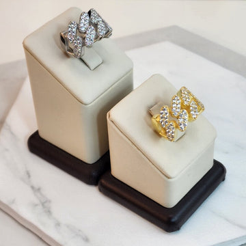 Eternity Band 925 Silver Moissanite Iced Out Ring