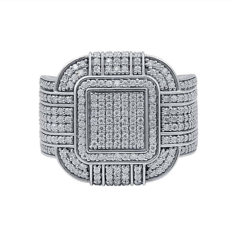 Square Shaped Diamond Ring 1.59 ct