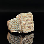 Load image into Gallery viewer, Iced Out Ring Baguette And Round Diamond
