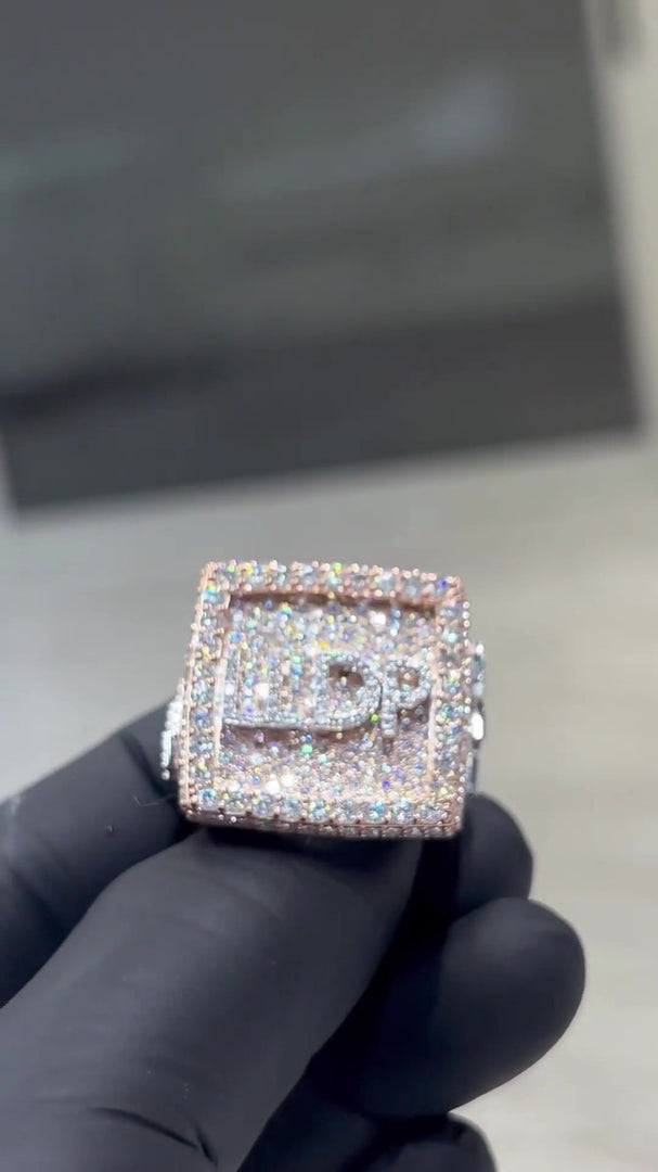 LLCP Iced Out Rings for Men