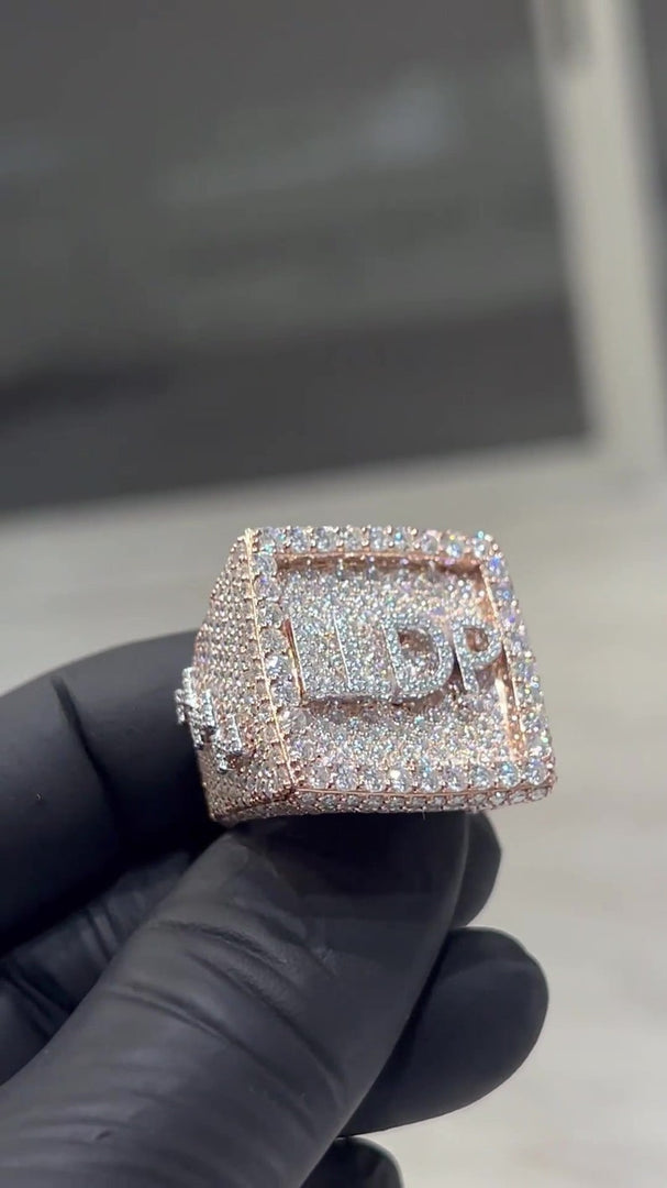 LLCP Iced Out Rings for Men