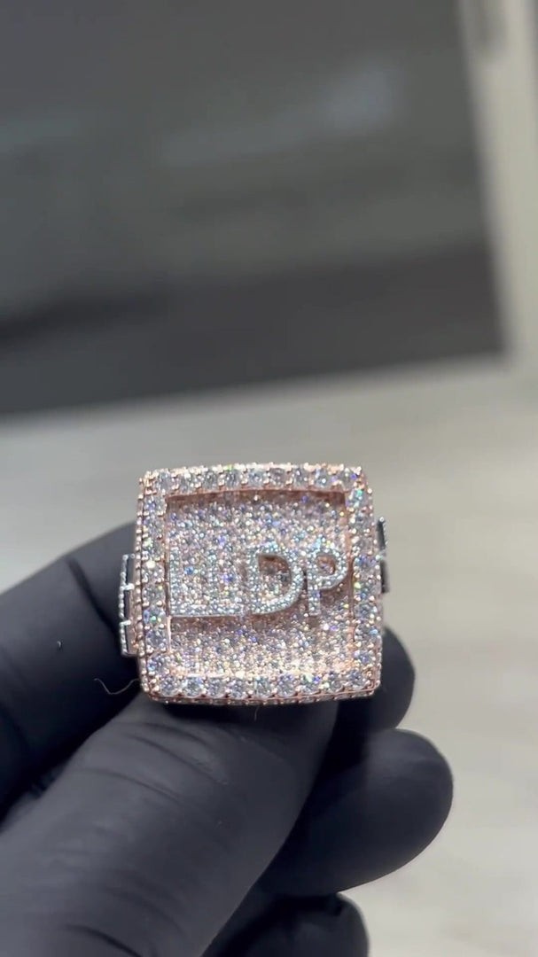 LLCP Iced Out Rings for Men