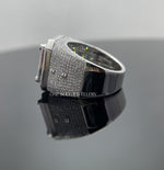 Load image into Gallery viewer, VVS Moissanite Bust Down Ring, Iced Out Diamond Ring Rose Gold
