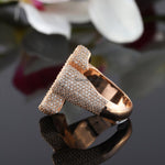 Load image into Gallery viewer, Unique Cross Men&#39;s Ring, Jesus Cross Ring
