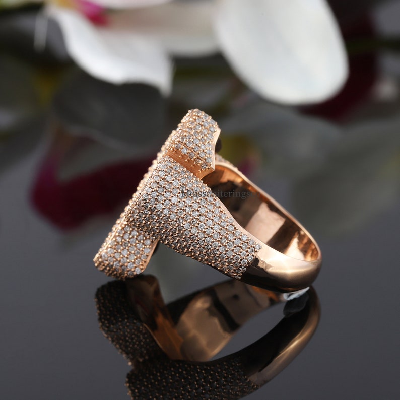 Unique Cross Men's Ring, Jesus Cross Ring