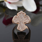 Load image into Gallery viewer, Unique Cross Men&#39;s Ring, Jesus Cross Ring
