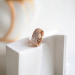 Load image into Gallery viewer, Fashion Hip-Hop Ring Silver &amp; Blue Moissanite Ring
