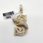 Load image into Gallery viewer, Iced Out Pendant 925 Sterling Silver Fish Diamond Pendant
