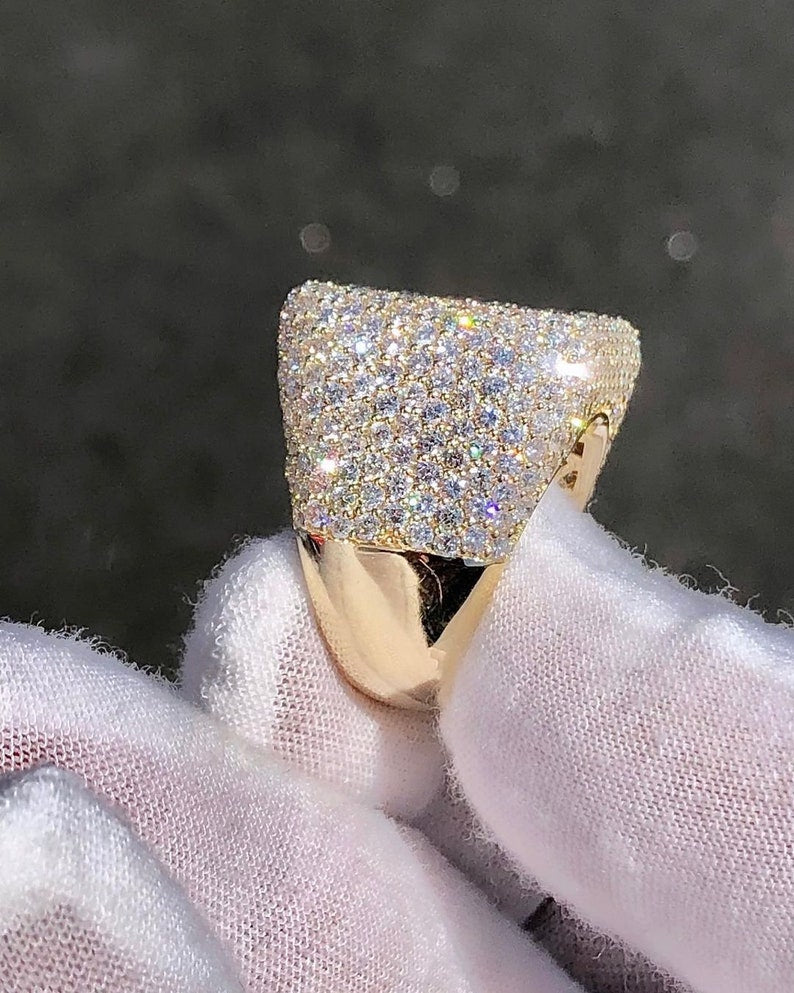 Men's Championship Moissanite Diamond Ring