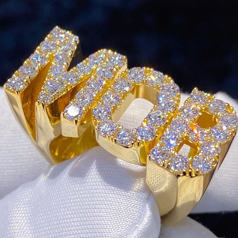 MOB Name Iced Out Ring