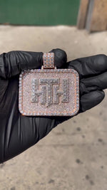 Load image into Gallery viewer, Custom Made Iced Out Hip Hop Pendant HTH Rose Gold
