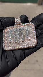 Load image into Gallery viewer, Custom Made Iced Out Hip Hop Pendant HTH Rose Gold
