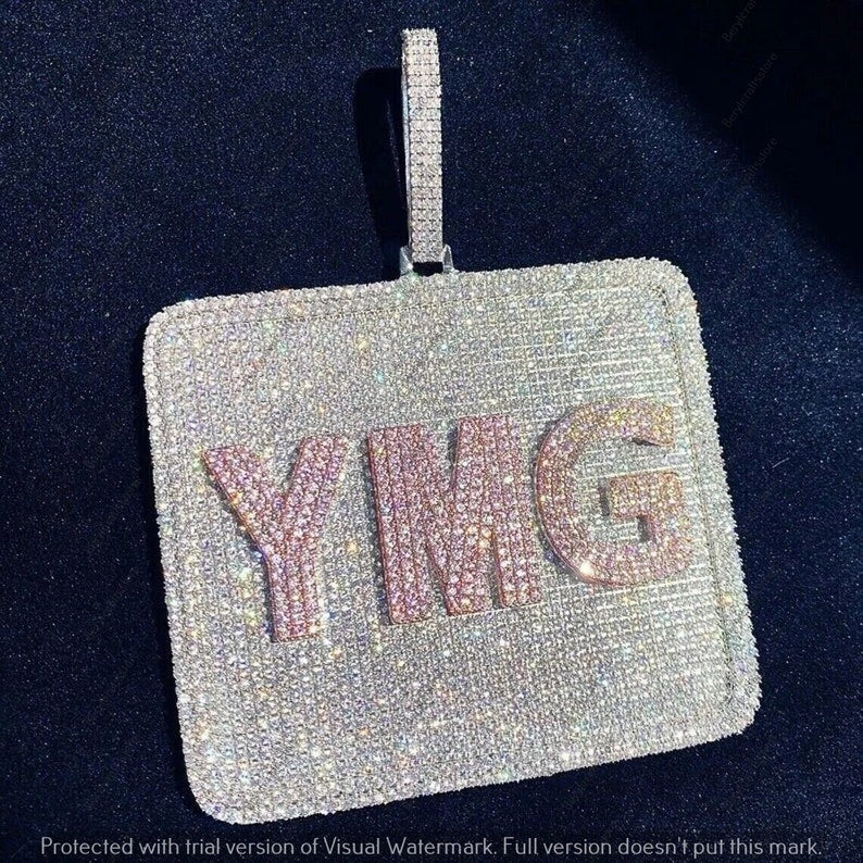 Custom Iced Out Pendant, YMG Iced Out pendants For Men